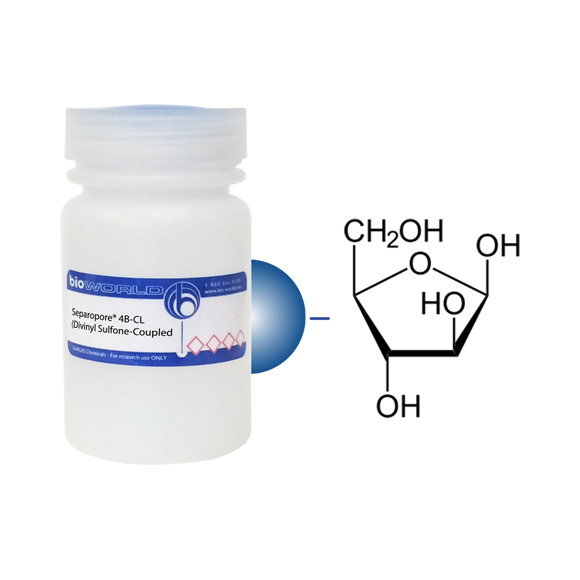 Arabinose Separopore® 4B-CL (Divinyl Sulfone-Coupled)