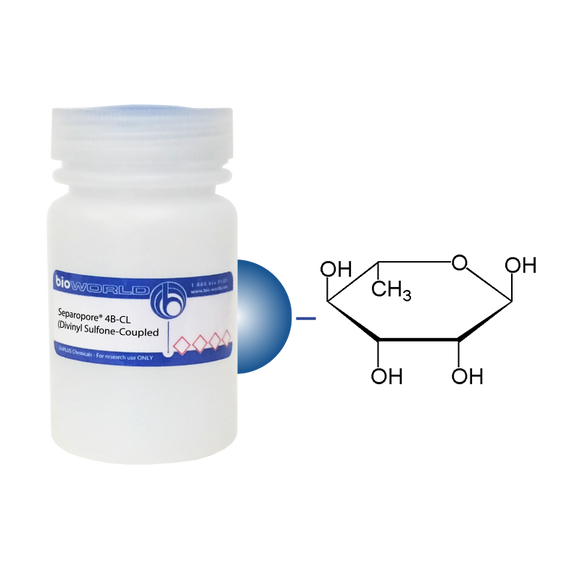Rhamnose Separopore® 4B-CL (Divinyl Sulfone-Coupled)