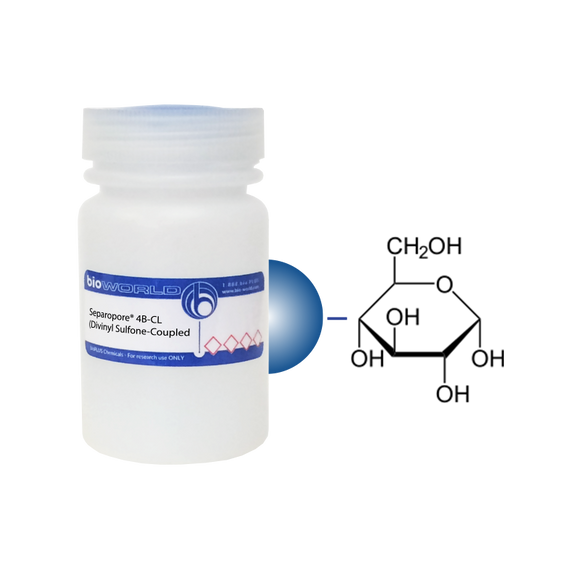 Glucose Separopore® 4B-CL (Divinyl Sulfone-Coupled)